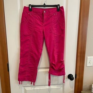 Lightweight Pink Capri Pants